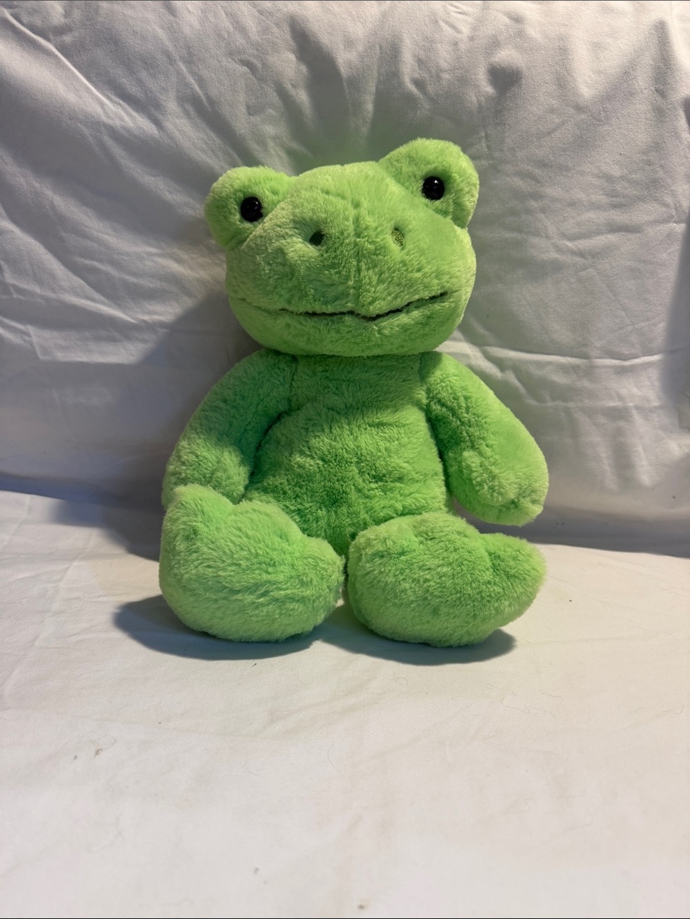 Build-A-Bear Workshop Green Frog Plush Teddy Stuffed Animal